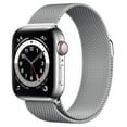 thumbnail image 1 of Apple Watch Series 6 Stainless Steel Case with Milanese Loop 40mm GPS + Cellular (Choose Color), 1 of 8