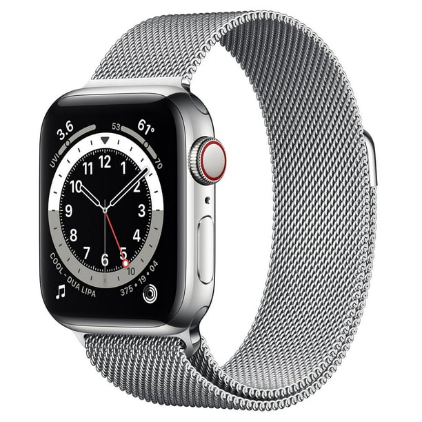 Apple Watch Series 6 Stainless Steel Case with Milanese Loop  display picture 1
