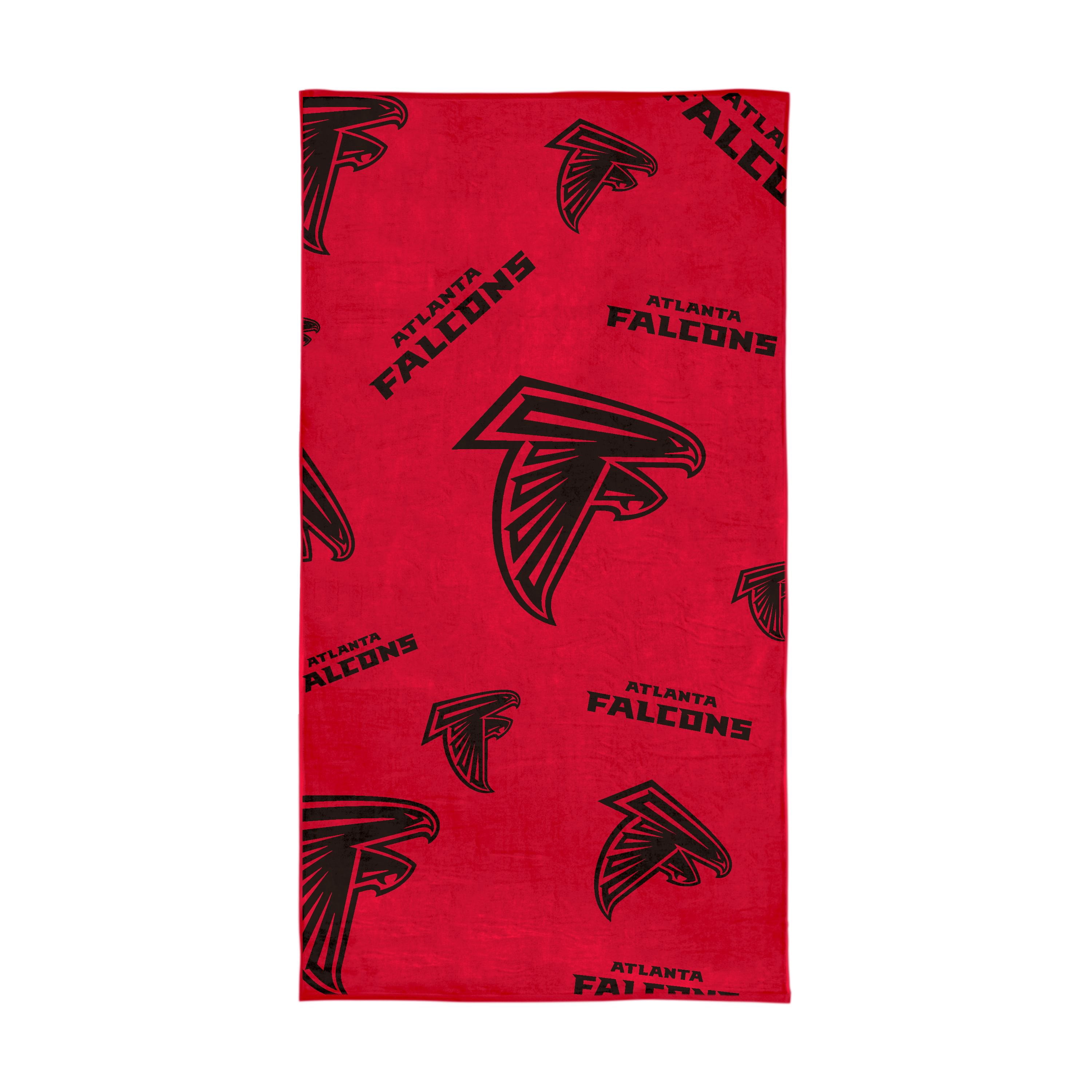 GOD ONLY KNOWS ☺︎︎︎︎SIGNATURELOGOBEACH TOWEL Logo Brands Atlanta Falcons 38