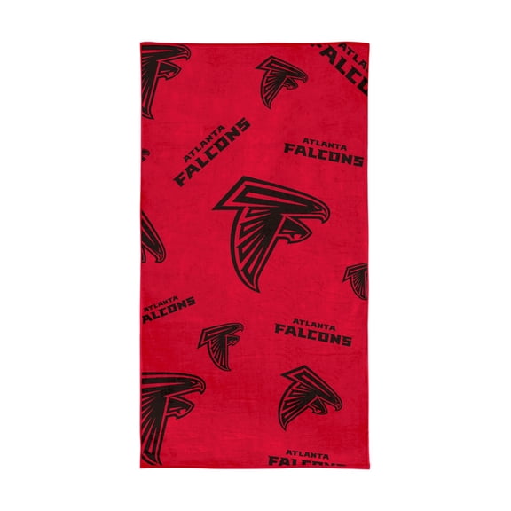Logo Brands Atlanta Falcons 38"x72" Beach Towel