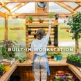thumbnail image 8 of Backyard Discovery 11'x7' Traditional Cedar Greenhouse - DIY, 8 of 15