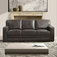 thumbnail image 5 of Emery Top-Grain Leather Sofa and Loveseat, Assorted Colors, 5 of 8