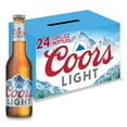 thumbnail image 1 of Coors Light American Light Lager Beer, 12 fl. oz. bottle, 24 pk., 1 of 10