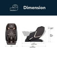 thumbnail image 3 of Titan 3D Pro Prestige Zero Gravity Massage Chair, Assorted Colors, 3 of 6