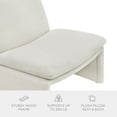 thumbnail image 3 of Fabric Mid-Century Modern Accent Chair, 3 of 9