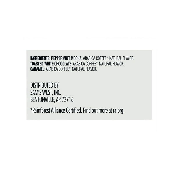 Member's Mark Single Serve Coffee Pods, Winter Variety Pack 54 ct