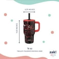 thumbnail image 5 of Zak Designs 16oz Stainless Steel Double-Wall Tumbler for Kids with Straw, Assorted Sets, 5 of 6