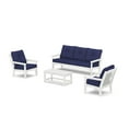 thumbnail image 3 of POLYWOOD Gulf Shores Sofa Seating Set with Sunbrella Fabric, 4pc, 3 of 10
