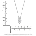 thumbnail image 3 of Lab Created Diamond Pendant in 14K Gold, 3 of 6