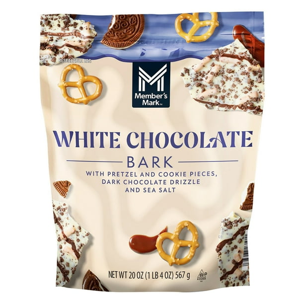 Member's Mark White Chocolate Cookie Crunch Bark, 20 oz