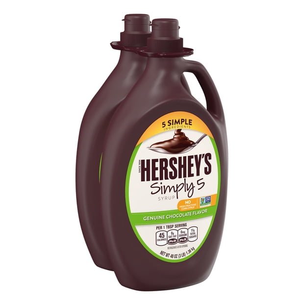 HERSHEY'S Simply 5 Chocolate Flavor Syrup, 2 pk. - Samsclub.com