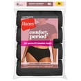 thumbnail image 5 of Hanes Comfort, Period. Women's 4-Pack Moderate Absorbency Period Brief, 5 of 7