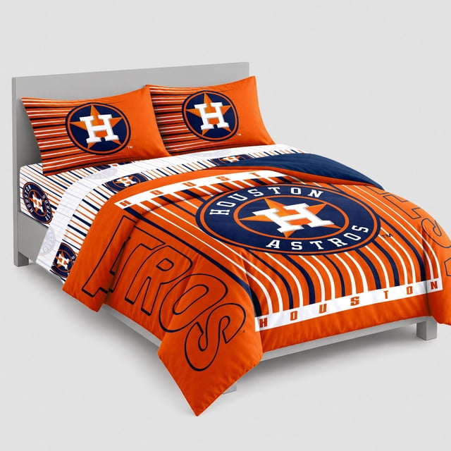Logo Brands Houston Astros Bed-In-A-Bag Set