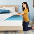 thumbnail image 3 of Serta 3" Cool Nights Gel Memory Foam Mattress Topper, Assorted Sizes, 3 of 8