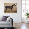 thumbnail image 3 of Emil Volkers - Brauner im Stall Traditional Canvas Print by Oliver Gal Prints, 3 of 5