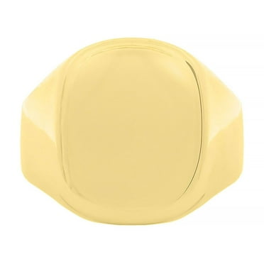 Squared Signet Ring in 14K Gold