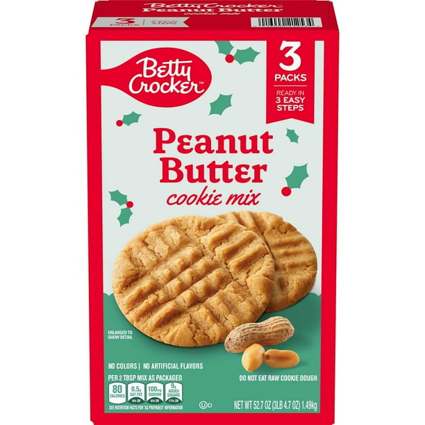 Betty Crocker Peanut Butter Cookie Mix, 3 pk. - Samsclub.com