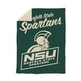 thumbnail image 1 of Logo Brands Norfolk State Spartans Luxe Dreams Throw, 60" x 80", 1 of 6