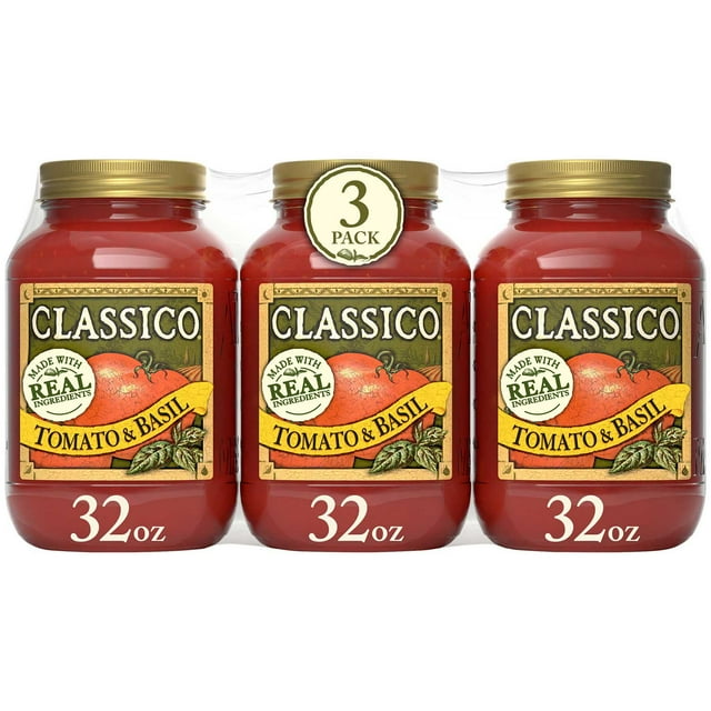 Classico Tomato and Basil Pasta Sauce, 32 oz., 3 pk.