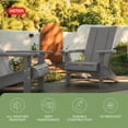 thumbnail image 6 of Keter Seabrook Modern Adirondack Chair with Integrated Cupholder, 6 of 14