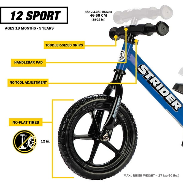 Strider Sport Balance Bike 12