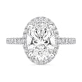 thumbnail image 6 of Lab Created Diamond 3.60 CT.T.W. Oval Cut Bridal Set, 6 of 8