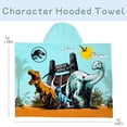 thumbnail image 5 of Kids Character 100% Cotton Hooded Towel With Hand Pockets, 5 of 8