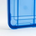 thumbnail image 5 of IRIS USA WeatherPro 44 Quart Clear Plastic Storage Box with Protective Gasket Lid, 19.7" x 15.75" x 11", 4 Piece Set, 5 of 8