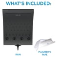 thumbnail image 5 of Oxygenics Curve 3-Setting Rain Shower Head, Various Finishes, 5 of 10