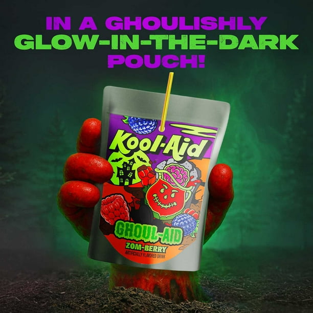 Kool-Aid Ghoul-Aid Zom-Berry Artificially Flavored Drink, 6 fl. oz