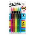 thumbnail image 1 of Sharpie - Retractable Highlighters, Chisel Tip, Assorted Fluorescent Colors - 5/Set, 1 of 5