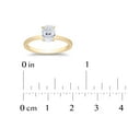 thumbnail image 7 of Oval Cut Solitaire Diamond Ring in 18K Gold, 7 of 7