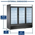 thumbnail image 3 of Maxx X-Series Merchandiser Freezer with Glass Door (72 cu. ft.), 3 of 9
