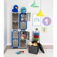 thumbnail image 13 of Seville Classics UltraHD 4-Door Stackable Locker Cabinets, 15" W x 18" D x 73.9" H, 13 of 14