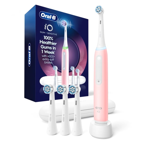 Oral B iO Series Gum + Sensitive Rechargeable Toothbrush, 4 Brush