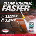 thumbnail image 2 of SIMPSON PowerShot 3300 PSI at 2.5 GPM Honda GX200 with AAA Triplex Pump Professional Gas Pressure Washer, 2 of 18