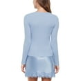 thumbnail image 2 of Express Women's Ribbed Button-Up Sweater, 2 of 7