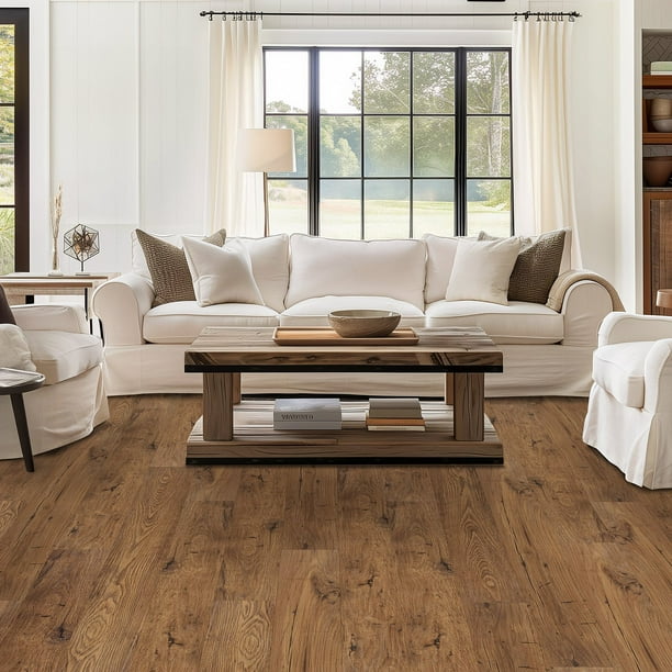 QuickStep by Mohawk Longview Chestnut Waterproof Laminate Flooring