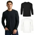 thumbnail image 2 of True Classic Men's 2-Pack Long Sleeve Crewneck T-Shirt, 2 of 5