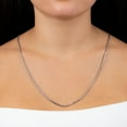 thumbnail image 3 of 2.5mm Italian Sterling Silver Diamond Cut Rope Chain, 3 of 7