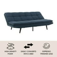 thumbnail image 2 of Eden Fabric Convertible Futon Sofa, Assorted Colors, 2 of 10
