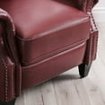 thumbnail image 8 of Braxton Bonded Leather Pushback Recliner Chair, 8 of 12