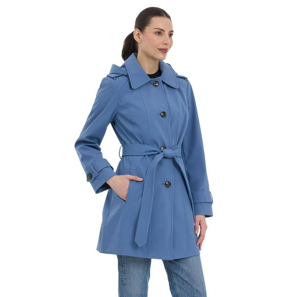 fig London フィグロンドン　タイプライターコート　fog blue London Fog Women's Trench Coat - Samsclub.com