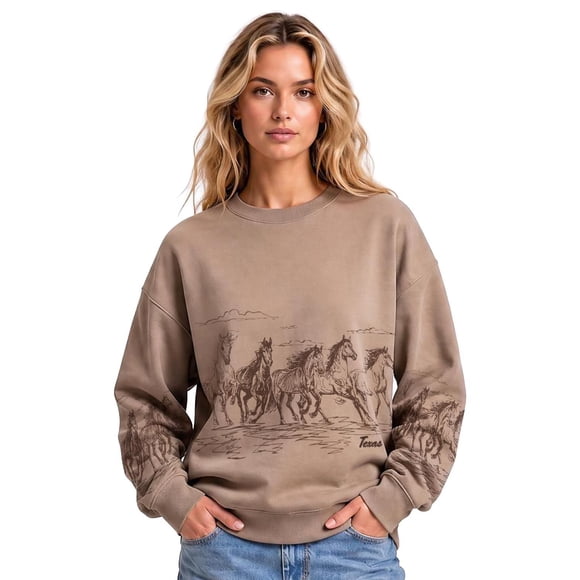 State of Mine Women's Wild Horses State Sweatshirt
