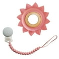 thumbnail image 1 of Tiny Teethers Designs, Baby Silicone and Beech Baby Teether and Pacifier Clip, Choose Color, 1 of 7