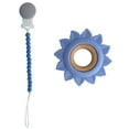 thumbnail image 1 of Tiny Teethers Designs, Baby Silicone and Beech Baby Teether and Pacifier Clip, Choose Color, 1 of 8