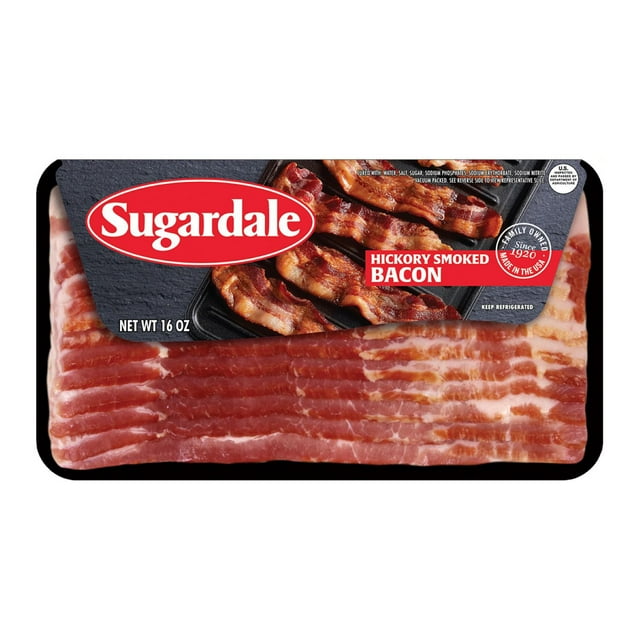 Sugardale Hickory Smoked Bacon, 1 lb., 3 ct.