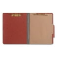thumbnail image 4 of ACCO Pressboard 25-Pt 4-Section Classification Folders, Earth Red Letter, 10ct., 4 of 5