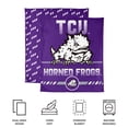 thumbnail image 6 of Logo Brands TCU Horned Frogs 60"x70" Super Plush Blanket, 6 of 7