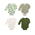 thumbnail image 2 of Member's Mark Baby 4-Pack Organic Cotton Bodysuit, 2 of 8